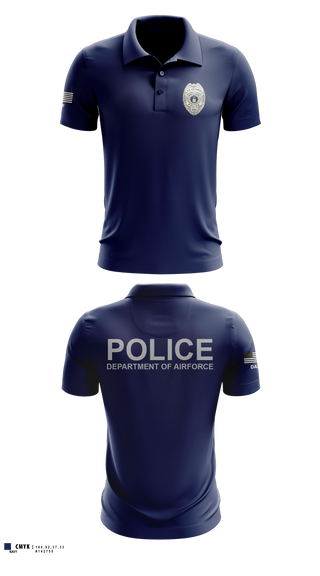 Short Sleeve Performance Polo, DEPARTMENT OF AIRFORCE, Police, Teamtime, Team time, sublimation, custom sports apparel, team uniforms, spirit wear, spiritwear, sports uniforms, custom shirts, team store, custom team store, fundraiser sports, apparel fundraiser