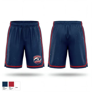 Athletic Shorts With Pockets, Owensboro Bombers, Baseball, Teamtime, Team time, sublimation, custom sports apparel, team uniforms, spirit wear, spiritwear, sports uniforms, custom shirts, team store, custom team store, fundraiser sports, apparel fundraiser