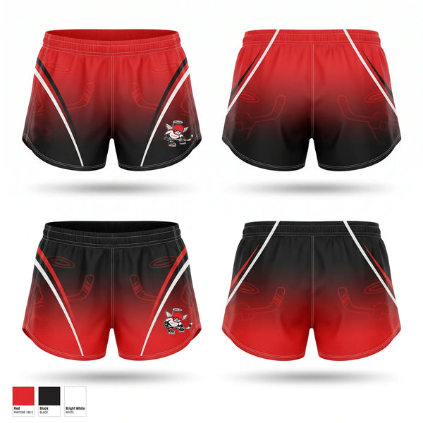 Womens Shorts, Tri County Saints, Ice Hockey, Teamtime, Team time, sublimation, custom sports apparel, team uniforms, spirit wear, spiritwear, sports uniforms, custom shirts, team store, custom team store, fundraiser sports, apparel fundraiser