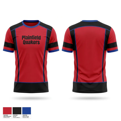 Short Sleeve Performance Shirt, Plainfield Quakers, Wrestling, Teamtime, Team time, sublimation, custom sports apparel, team uniforms, spirit wear, spiritwear, sports uniforms, custom shirts, team store, custom team store, fundraiser sports, apparel fundraiser