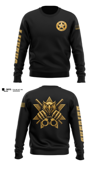 Crew Neck Sweatshirt, Solano County Sheriff's Office Defensive Tactics Unit, Police, Teamtime, Team time, sublimation, custom sports apparel, team uniforms, spirit wear, spiritwear, sports uniforms, custom shirts, team store, custom team store, fundraiser sports, apparel fundraiser