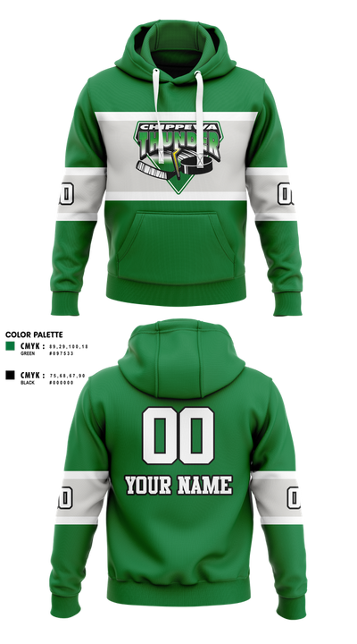 Chippewa Youth Hockey Association Hoodie - 8