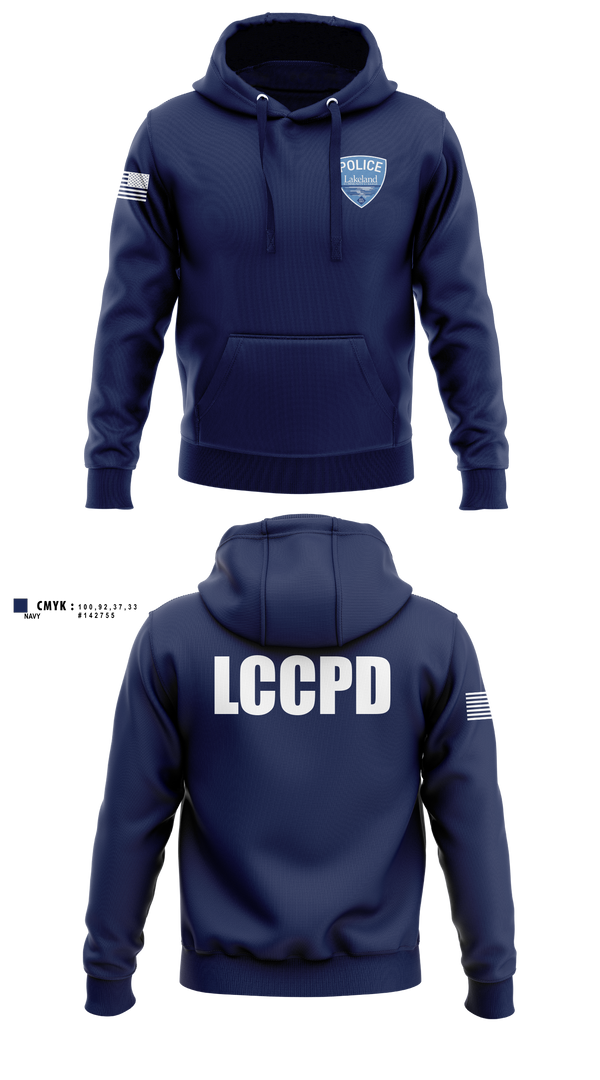 Hoodie, Lakeland Community College Police Department, Police, Teamtime, Team time, sublimation, custom sports apparel, team uniforms, spirit wear, spiritwear, sports uniforms, custom shirts, team store, custom team store, fundraiser sports, apparel fundraiser