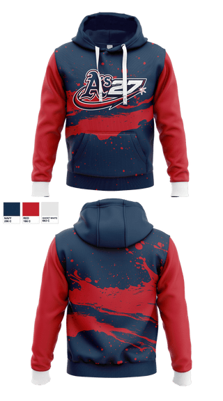 Hoodie, Little Rock A’s, Baseball, Teamtime, Team time, sublimation, custom sports apparel, team uniforms, spirit wear, spiritwear, sports uniforms, custom shirts, team store, custom team store, fundraiser sports, apparel fundraiser