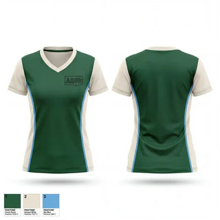 Womens Short Sleeve Vneck Shirt, Acorns to Great Oaks, Men's Basketball, Teamtime, Team time, sublimation, custom sports apparel, team uniforms, spirit wear, spiritwear, sports uniforms, custom shirts, team store, custom team store, fundraiser sports, apparel fundraiser