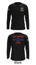Columbia Fire Department RESCUE3 61217663 Long Sleeve Performance Shirt - 17