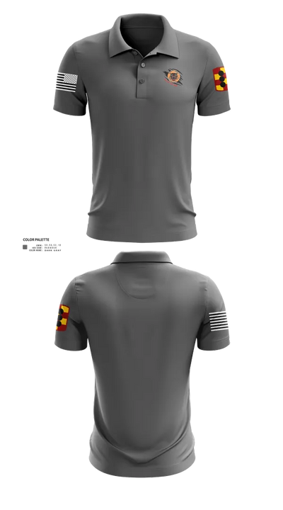 434th FA BDE H2F 66050824 Short Sleeve Performance Polo - 150