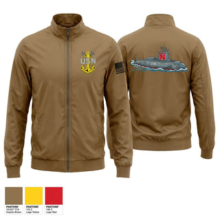 Windbreaker, USS Nebraska, Navy, Teamtime, Team time, sublimation, custom sports apparel, team uniforms, spirit wear, spiritwear, sports uniforms, custom shirts, team store, custom team store, fundraiser sports, apparel fundraiser
