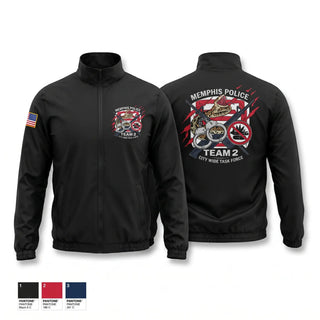 Windbreaker, Memphis Police City Wide Task Force Team Two, Police, Teamtime, Team time, sublimation, custom sports apparel, team uniforms, spirit wear, spiritwear, sports uniforms, custom shirts, team store, custom team store, fundraiser sports, apparel fundraiser