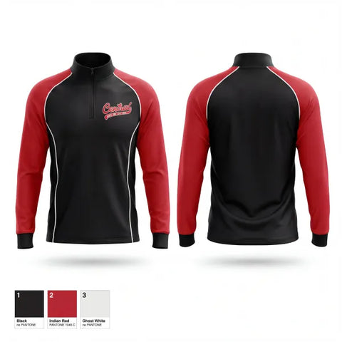 Quarter Zip Jacket, CGGLL, Baseball, Teamtime, Team time, sublimation, custom sports apparel, team uniforms, spirit wear, spiritwear, sports uniforms, custom shirts, team store, custom team store, fundraiser sports, apparel fundraiser