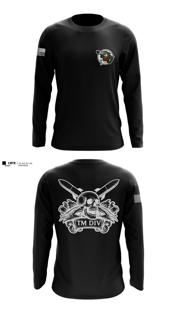 Long Sleeve Performance Shirt, USS Illinois (SSN 786), , Teamtime, Team time, sublimation, custom sports apparel, team uniforms, spirit wear, spiritwear, sports uniforms, custom shirts, team store, custom team store, fundraiser sports, apparel fundraiser