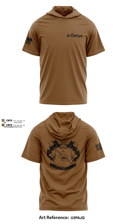 NA 10904761 Short Sleeve Performance Shirt with hood - 2