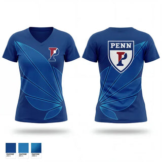 Womens Short Sleeve Vneck Shirt, PENNSYLVANIA, Wrestling, Teamtime, Team time, sublimation, custom sports apparel, team uniforms, spirit wear, spiritwear, sports uniforms, custom shirts, team store, custom team store, fundraiser sports, apparel fundraiser