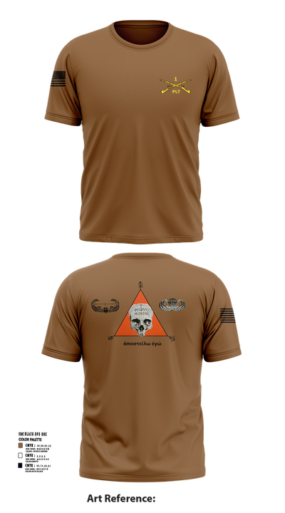 1st PLT B Co 1-173IN 18514147 Short Sleeve Performance Shirt - 21