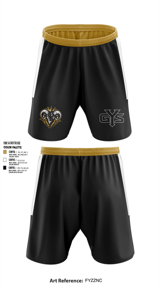 Athletic Shorts With Pockets, GYS, Spirit Store, Teamtime, Team time, sublimation, custom sports apparel, team uniforms, spirit wear, spiritwear, sports uniforms, custom shirts, team store, custom team store, fundraiser sports, apparel fundraiser