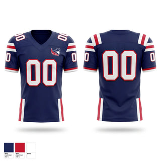 Football Jersey, Junior Patriots, , Teamtime, Team time, sublimation, custom sports apparel, team uniforms, spirit wear, spiritwear, sports uniforms, custom shirts, team store, custom team store, fundraiser sports, apparel fundraiser
