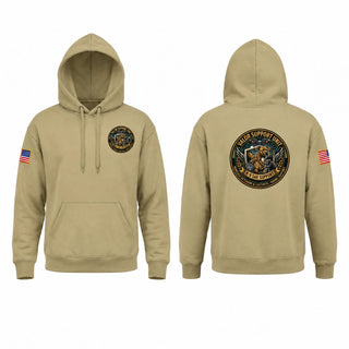 Hoodie, Cottonbailers Delta Dragons, Army, Teamtime, Team time, sublimation, custom sports apparel, team uniforms, spirit wear, spiritwear, sports uniforms, custom shirts, team store, custom team store, fundraiser sports, apparel fundraiser