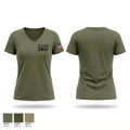 Lee County SWAT Women's Short Sleeve V-neck Shirt - 1