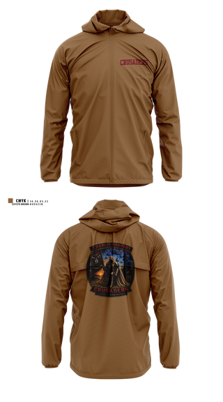 Windbreaker, CRUSADERS, Army, Teamtime, Team time, sublimation, custom sports apparel, team uniforms, spirit wear, spiritwear, sports uniforms, custom shirts, team store, custom team store, fundraiser sports, apparel fundraiser