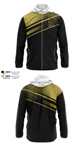 Windbreaker, Northeastern Junior College Golf Team, Golf, Teamtime, Team time, sublimation, custom sports apparel, team uniforms, spirit wear, spiritwear, sports uniforms, custom shirts, team store, custom team store, fundraiser sports, apparel fundraiser