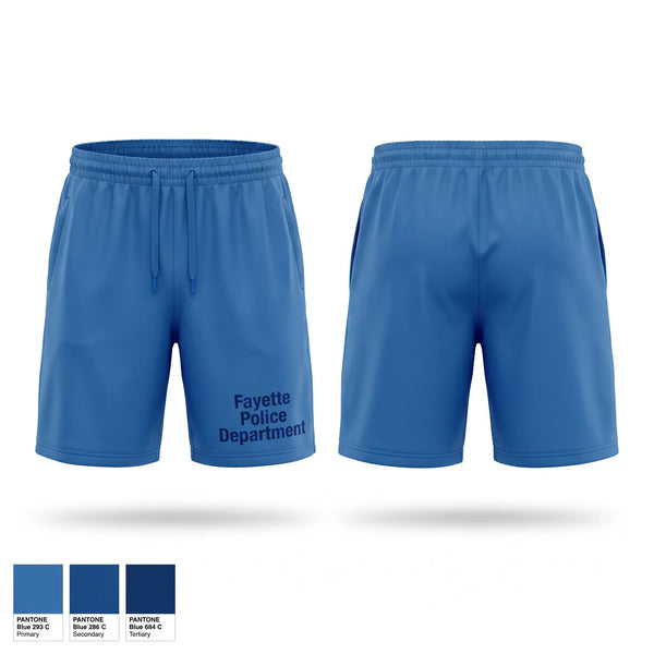 Athletic Shorts With Pockets, Fayette Police Department, Police, Teamtime, Team time, sublimation, custom sports apparel, team uniforms, spirit wear, spiritwear, sports uniforms, custom shirts, team store, custom team store, fundraiser sports, apparel fundraiser