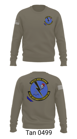Crew Neck Sweatshirt, 103d SECURITY FORCES SQUADRON, , Teamtime, Team time, sublimation, custom sports apparel, team uniforms, spirit wear, spiritwear, sports uniforms, custom shirts, team store, custom team store, fundraiser sports, apparel fundraiser