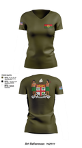 Republic Of Fiji Military Forces 95611729 Women's Short Sleeve V-neck Shirt - 1