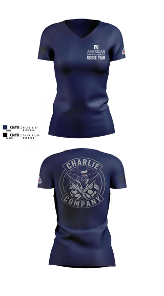 Womens Short Sleeve Vneck Shirt, American Ambulance Rescue Team, EMS/EMT, Teamtime, Team time, sublimation, custom sports apparel, team uniforms, spirit wear, spiritwear, sports uniforms, custom shirts, team store, custom team store, fundraiser sports, apparel fundraiser