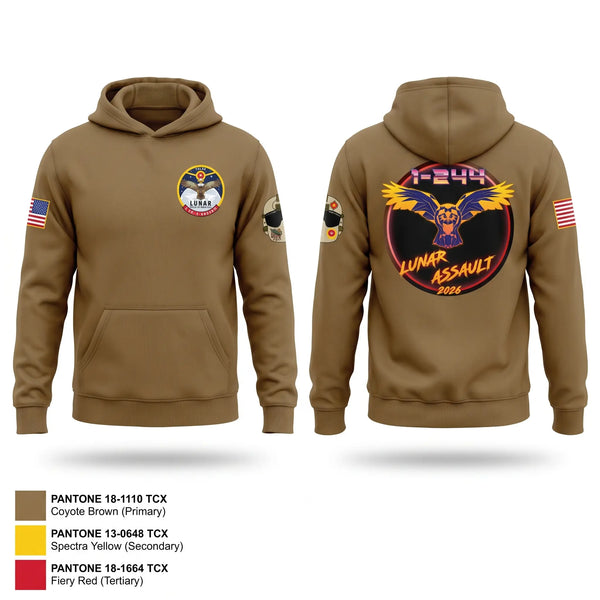 Hoodie, C Co. 1-244 Assault Helicopter Battalion, Army, Teamtime, Team time, sublimation, custom sports apparel, team uniforms, spirit wear, spiritwear, sports uniforms, custom shirts, team store, custom team store, fundraiser sports, apparel fundraiser