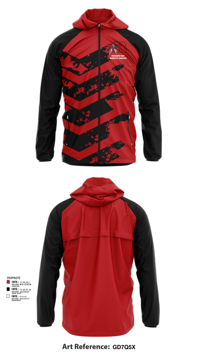 Reading Red Knights Soccer 24627285 Windbreaker - 1