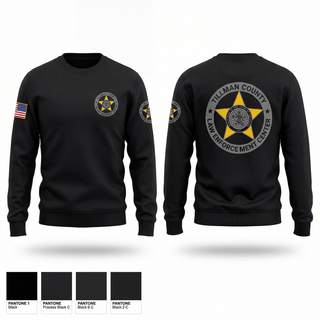 Crew Neck Sweatshirt, Tillman County Law Enforcement Center, Police, Teamtime, Team time, sublimation, custom sports apparel, team uniforms, spirit wear, spiritwear, sports uniforms, custom shirts, team store, custom team store, fundraiser sports, apparel fundraiser