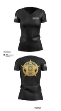 Screven County Sheriff’s Office 84403168 Women's Short Sleeve V-neck Shirt - 25