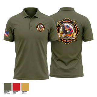 Short Sleeve Performance Polo, South Roane County, Fire Department, Teamtime, Team time, sublimation, custom sports apparel, team uniforms, spirit wear, spiritwear, sports uniforms, custom shirts, team store, custom team store, fundraiser sports, apparel fundraiser