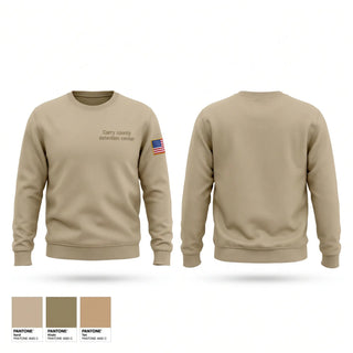 Crew Neck Sweatshirt, Curry county detention center, Police, Teamtime, Team time, sublimation, custom sports apparel, team uniforms, spirit wear, spiritwear, sports uniforms, custom shirts, team store, custom team store, fundraiser sports, apparel fundraiser