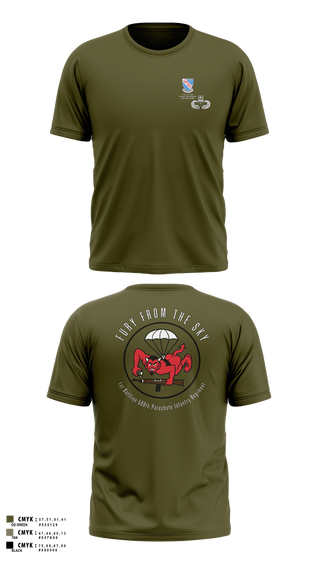 Short Sleeve Performance Shirt, CCo, 1-508PIR (OG), Army, Teamtime, Team time, sublimation, custom sports apparel, team uniforms, spirit wear, spiritwear, sports uniforms, custom shirts, team store, custom team store, fundraiser sports, apparel fundraiser