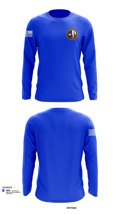 Texas Division 29729645 Long Sleeve Performance Shirt 102