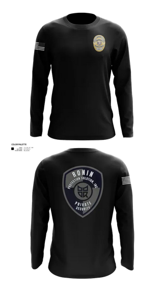 Long Sleeve Performance Shirt, Ronin Protection Solutions Inc., , Teamtime, Team time, sublimation, custom sports apparel, team uniforms, spirit wear, spiritwear, sports uniforms, custom shirts, team store, custom team store, fundraiser sports, apparel fundraiser