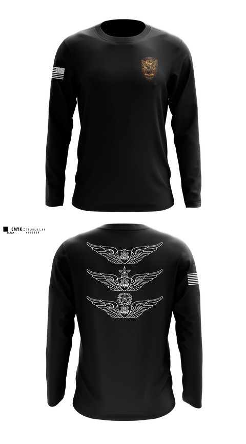 Long Sleeve Performance Shirt, 2-210th Aviation Regiment, Army, Teamtime, Team time, sublimation, custom sports apparel, team uniforms, spirit wear, spiritwear, sports uniforms, custom shirts, team store, custom team store, fundraiser sports, apparel fundraiser