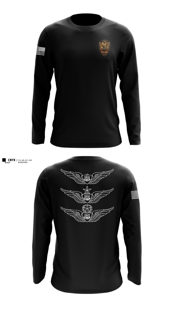 Long Sleeve Performance Shirt, 2-210th Aviation Regiment, Army, Teamtime, Team time, sublimation, custom sports apparel, team uniforms, spirit wear, spiritwear, sports uniforms, custom shirts, team store, custom team store, fundraiser sports, apparel fundraiser