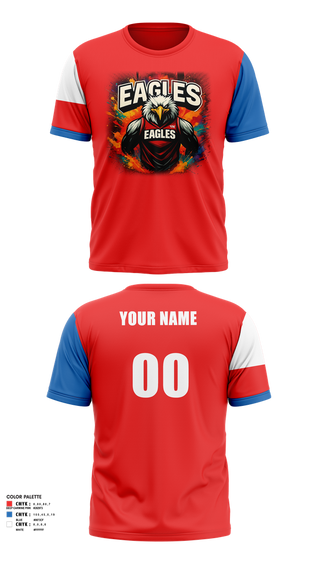 Short Sleeve Performance Shirt, Eagles, Men's Basketball, Teamtime, Team time, sublimation, custom sports apparel, team uniforms, spirit wear, spiritwear, sports uniforms, custom shirts, team store, custom team store, fundraiser sports, apparel fundraiser