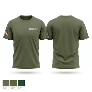 Old School Cotton Feel Shirt, Madison County Sheriff's Office, Police, Teamtime, Team time, sublimation, custom sports apparel, team uniforms, spirit wear, spiritwear, sports uniforms, custom shirts, team store, custom team store, fundraiser sports, apparel fundraiser