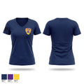 Akwesasne Mohawk Ambulance Women's Short Sleeve V-neck Shirt - 1