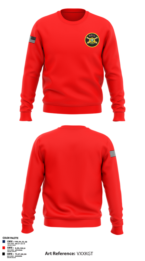 Crew Neck Sweatshirt, Fire’s Squadron 2nd SCR, , Teamtime, Team time, sublimation, custom sports apparel, team uniforms, spirit wear, spiritwear, sports uniforms, custom shirts, team store, custom team store, fundraiser sports, apparel fundraiser