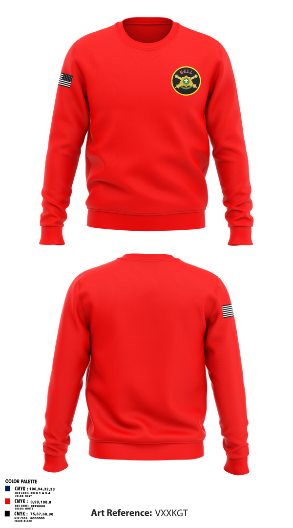 Crew Neck Sweatshirt, Fire’s Squadron 2nd SCR, , Teamtime, Team time, sublimation, custom sports apparel, team uniforms, spirit wear, spiritwear, sports uniforms, custom shirts, team store, custom team store, fundraiser sports, apparel fundraiser