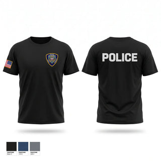 Old School Cotton Feel Shirt, Addis Police Department, Police, Teamtime, Team time, sublimation, custom sports apparel, team uniforms, spirit wear, spiritwear, sports uniforms, custom shirts, team store, custom team store, fundraiser sports, apparel fundraiser