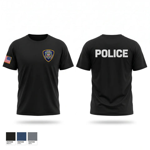Old School Cotton Feel Shirt, Addis Police Department, Police, Teamtime, Team time, sublimation, custom sports apparel, team uniforms, spirit wear, spiritwear, sports uniforms, custom shirts, team store, custom team store, fundraiser sports, apparel fundraiser