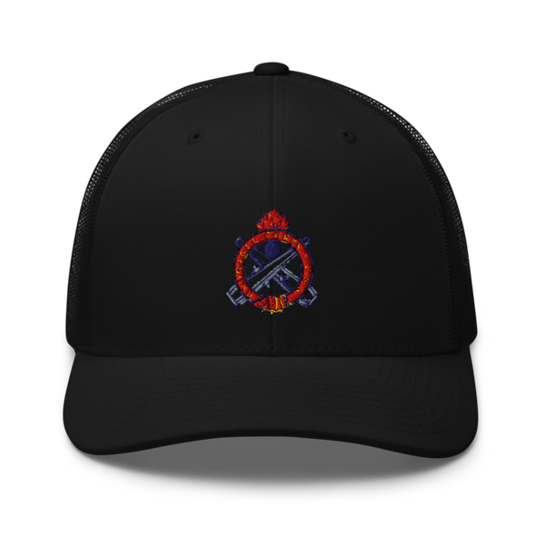 FMT, 73D CEC-I, 1/11th ABN 81868554 Retro Trucker Hat | Yupoong 6606