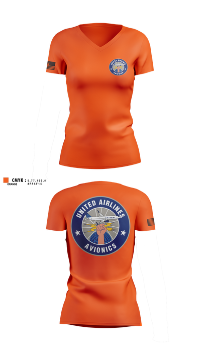 482FW 16916372 Women's Short Sleeve V-neck Shirt - 6