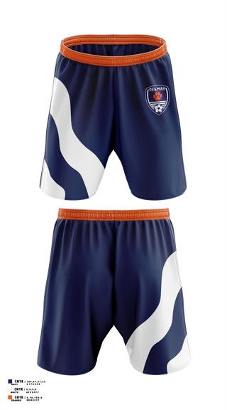 Athletic Shorts With Pockets, Delmar, Men's Soccer, Teamtime, Team time, sublimation, custom sports apparel, team uniforms, spirit wear, spiritwear, sports uniforms, custom shirts, team store, custom team store, fundraiser sports, apparel fundraiser