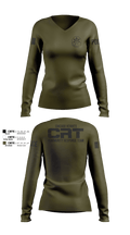 Chicago Heights Community Response Team 42546977 Women's Long Sleeve V-neck Shirt - 101